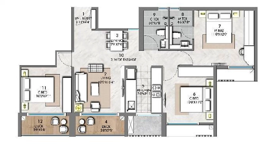 Vista Chembur Floor Plan Vista Chembur Floor Plan