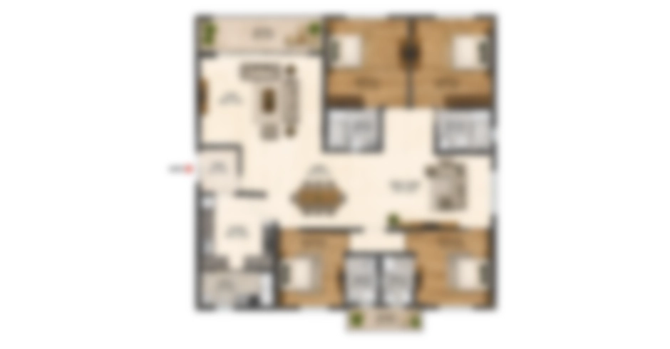 Southfield Mumbra Master Floor Plan